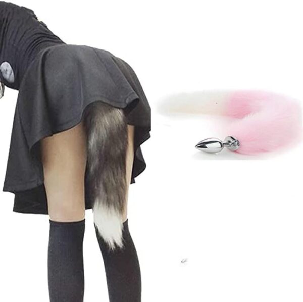 51j77yiW6UL._AC_SL1000_ LY61-False Fox Tail Butt Plug Anal Toy