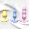 LY55-Anal Plug - 3 Pcs Silicone Training Kit for Prostate