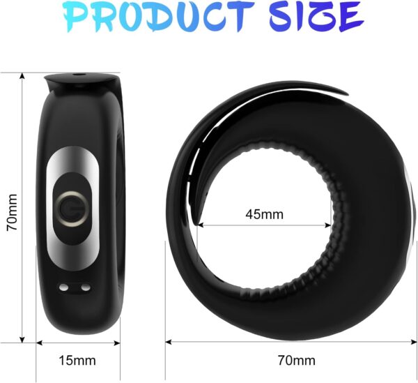61QcNeEnazL._AC_SL1500_ LY33-Vibrating Penis Ring with Adjustable Buckle