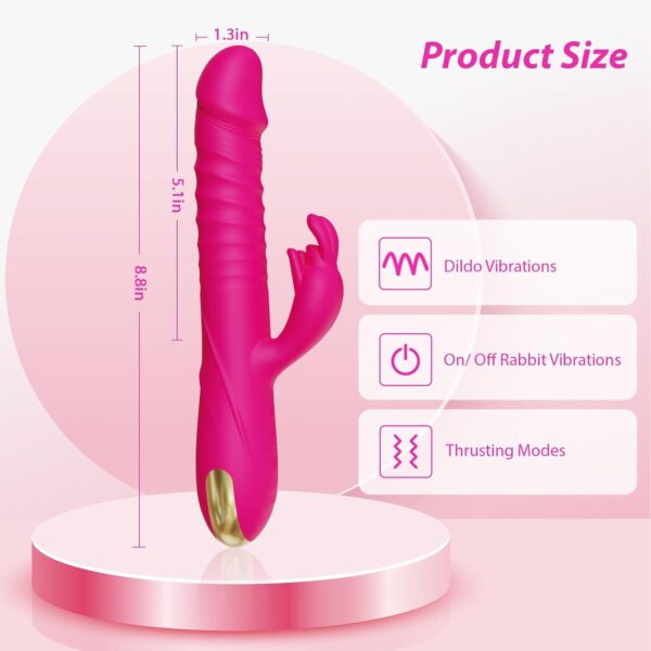 LY42-Thrusting Dildo Vibrators Sex Toys for Women