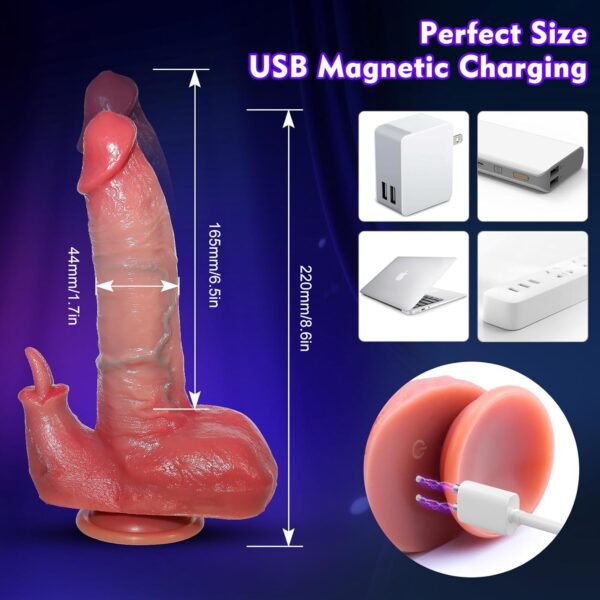 LY26-Sex Toy Thrusting Dildo Vibrator