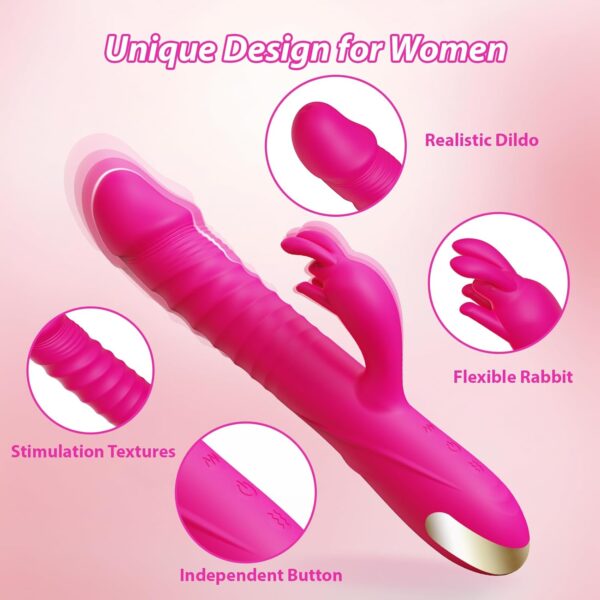LY42-Thrusting Dildo Vibrators Sex Toys for Women
