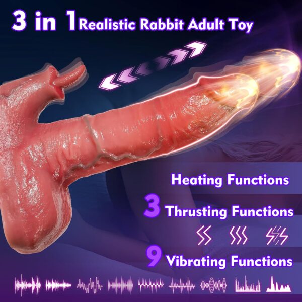 LY26-Sex Toy Thrusting Dildo Vibrator
