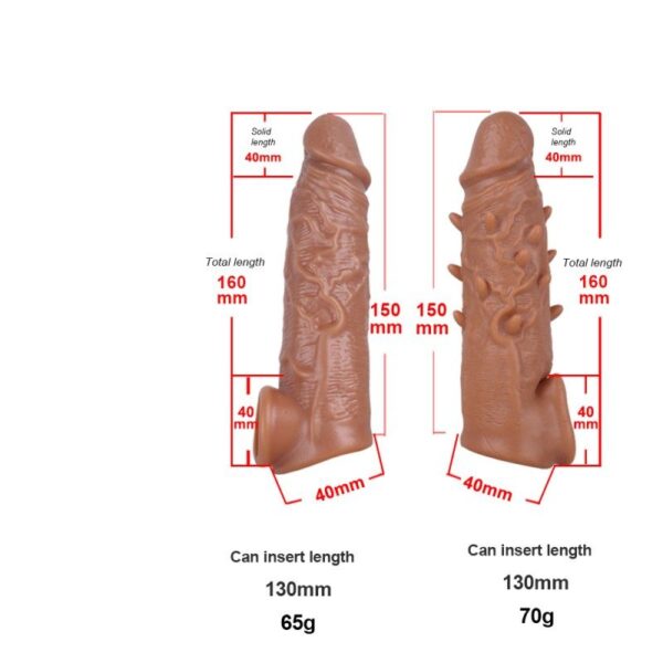 LY04-Penis Sleeve Extender Cock Sleeve