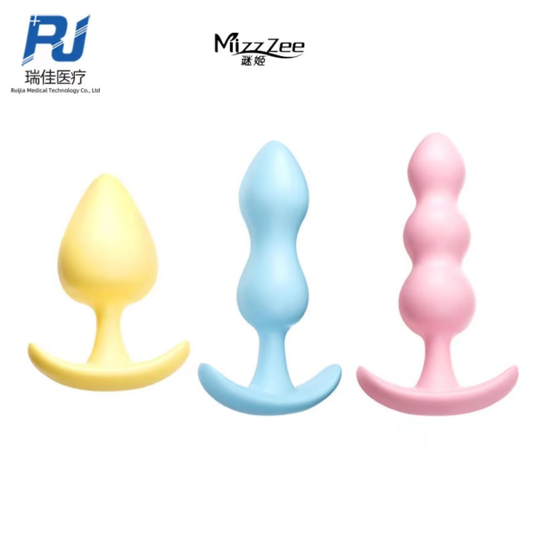 LY55-Anal Plug - 3 Pcs Silicone Training Kit for Prostate