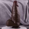 KY41-9 Inch Thick Black Dildo