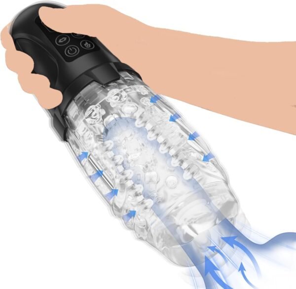 YB366-Rotating Vibrating Masturbation Cup