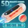 YB34-2-in-1 Realistic Textured 3D Sleeve Male Masturbator