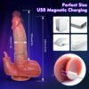 LY26-8.6-Inch Heated Rabbit Thrusting Dildo