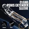 LY05-Clear 2.56-Inch Penis Extender Sleeve