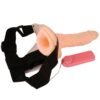 KY11-Vibrating Hollow Strap-On Dildo