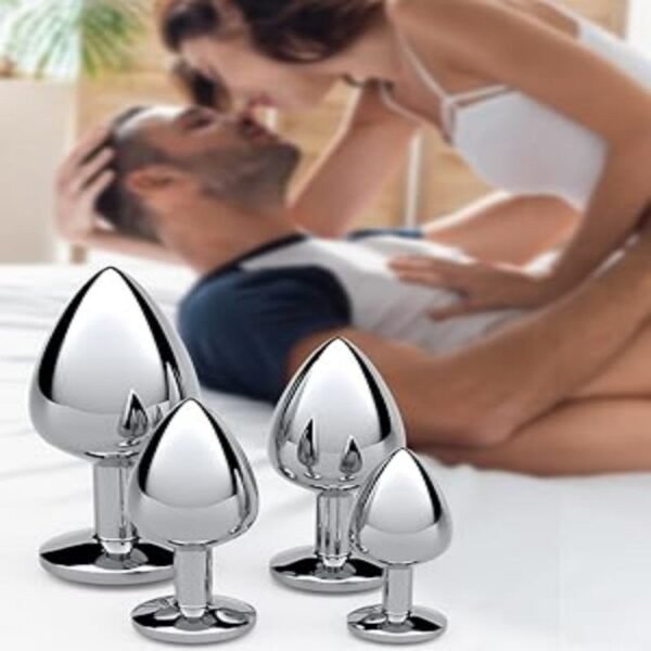 KY06-3Piece Stainless Steel Anal Plug Set