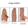 KY26-Textured Penis Extension Sleeve