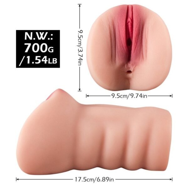 KY12-2-in-1 Realistic Male Stroker